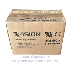 Ắc quy Vision 6FM100D-X (12V 100Ah)