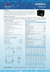 Ắc quy Vision 12V 60AH ( 6FM60-X/ 6FM60E-X )