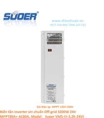 Kích điện-Biến tần Solar Suoer 5Kw 48V/ Inverter Off-grid 5000W 48V MPPT80A+ AC60A (Suoer VMS-III-5K-48V)