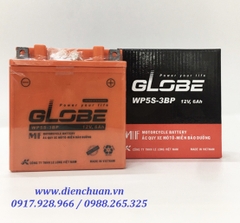 Ắc quy xe máy GLobe 12V 6Ah WP5S-3BP