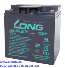 Bình ắc quy Long WPL28-12TN ( 12V 28Ah)