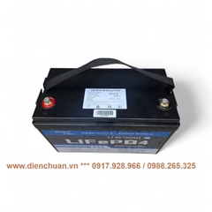 Pin lithium 12.8V 100Ah Xinpz  ( Ắc quy Lifepo4 12V 100Ah/ 12.8V 100AH)
