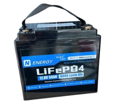Pin lithium 12.8V 50Ah Xinpz  ( Ắc quy Lifepo4 12V 50Ah/ 12.8V 50AH)