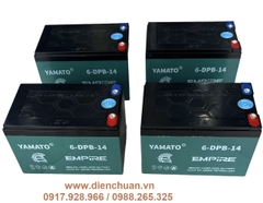 Bộ ắc quy xe đạp điện YAMATO 48V-14Ah ( 4 bình ắc quy Yamato 14Ah)