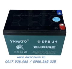 Ắc quy  Yamato 12V-14Ah  (6-FM-14/ 6-DPB-14/ 6-DZF-14 )