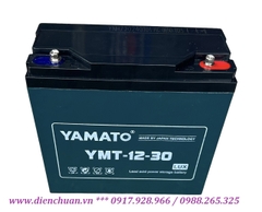 Ắc quy xe đạp điện 12V 30Ah Yamato (6-DZF-30/ 6-FM-30/ 6-DPB-30 / YMT-12-30)