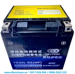 Ắc quy YB30L-BS (MF) 12V 30Ah (Ắc quy xe máy phân khối lớn/ Large displacement motorcycle batteries )