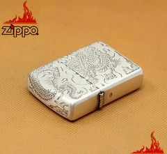 Zippo rồng bạc Armor 2