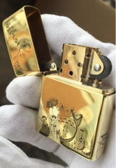 Zippo xuất Nhật totoro đồng vỏ dày 5