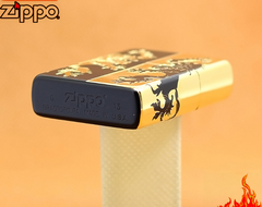 Zippo 2BKG-LIHF vua sư tử mạ vàng 2