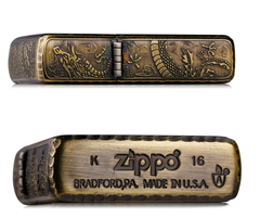 Zippo rồng hông dập nổi giới hạn