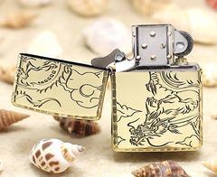 Zippo rồng vàng