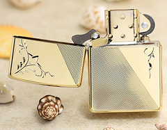 zippo mạ vàng