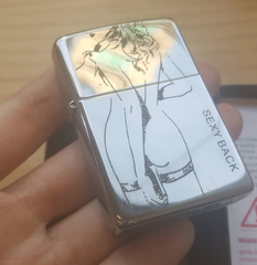 bật lửa Zippo cô gái sexy back