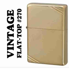 zippo 270 vàng góc chính hãng