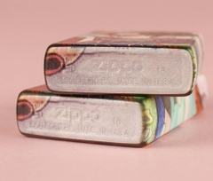 mộc đáy zippo cô gái Nhật bản