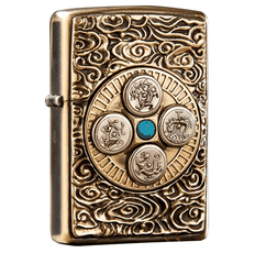 Zippo tứ linh ngọc