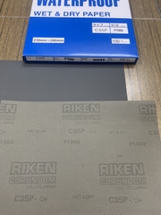 Giấy giáp CP35 RIKEN P1000 kích thước 9''x11'' màu xám chịu nước 6