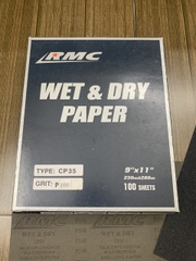 Giấy giáp CP35 RMC P100 kích thước 9''x11'' màu xám chịu nước 8