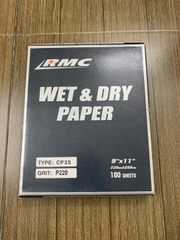 Giấy giáp CP35 RMC P220 kích thước 9''x11'' màu xám chịu nước 5