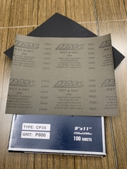 Giấy giáp CP35 RMC P800 kích thước 9''x11'' màu xám chịu nước 7