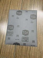 Giấy giáp TOA P600, giáp TOA độ hạt P600, ráp tờ TOA P600, nhám TOA P600 2