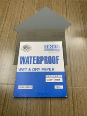 Giấy nhám chịu nước siêu mịn P2500, hãng Riken, mã CP35, kích thước 9''x11'' 7