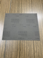 Giấy nhám thô độ hạt P180 Riken CP35, kích thước 230mmx280mm 1
