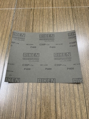 Giấy nhám thô độ hạt P400 Riken CP35, kích thước 230mmx280mm 1