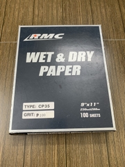Giấy nhám tờ P100 RMC CP35, kích thước 230mmx280mm, chịu nước 5