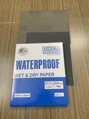 Giấy nhám tờ Riken CP35, độ nhám P1000, kích thước 9''x11'', màu đen 7