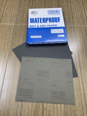 Giấy ráp thô P100 RIKEN CP35 kích thước 9''x11'' chịu nước màu xám 6