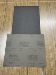 Giấy ráp thô P120 RIKEN CP35 kích thước 9''x11'' chịu nước màu xám 2