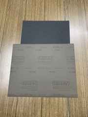 Giấy ráp thô P150 RIKEN CP35 kích thước 9''x11'' chịu nước màu xám 1