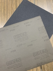Giấy ráp thô P150 RIKEN CP35 kích thước 9''x11'' chịu nước màu xám 3