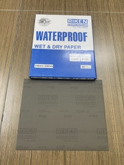 Giấy ráp thô P150 RIKEN CP35 kích thước 9''x11'' chịu nước màu xám 5