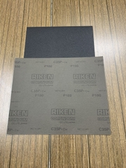 Giấy ráp thô P180 RIKEN CP35 kích thước 9''x11'' chịu nước màu xám 1