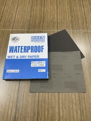 Giấy ráp thô P320 RIKEN CP35 kích thước 9''x11'' chịu nước màu xám 5