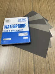 Giấy ráp thô P320 RIKEN CP35 kích thước 9''x11'' chịu nước màu xám 7
