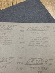 Giấy ráp thô P100 RMC CP35 kích thước 9''x11'' chịu nước màu xám 3