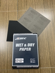 Giấy ráp thô P220 RMC CP35 kích thước 9''x11'' chịu nước màu xám 5