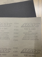 Giấy ráp thô P280 RMC CP35 kích thước 9''x11'' chịu nước màu xám 2
