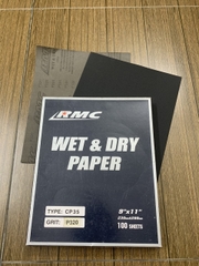 Giấy ráp thô P320 RMC CP35 kích thước 9''x11'' chịu nước màu xám 8