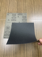 Giấy ráp tờ P80 Fujistar Sankyo kích thước 230mmx280mm màu đen 4