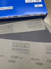 Giấy ráp tờ RIKEN CP35 độ nhám P400 kích thước 230mmx280mm 100 tờ/tập 3