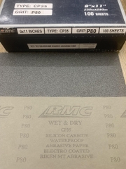 Giấy ráp tờ RMC CP35 độ nhám P80 kích thước 230mmx280mm 100 tờ/tập 4