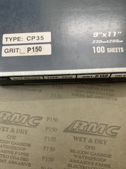 Nhám tờ RMC độ nhám P150, ráp tờ RMC #150, giáp tờ RMC P150, Mã CP35 5