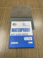 Ráp tờ siêu mịn A4 Riken CP35, độ nhám P2500, kích thước 9''x11'' 4