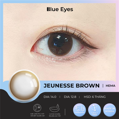 Kính áp tròng Hàn Quốc màu nâu tự nhiên sang chảnh JEUNESSE BROWN.