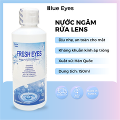 Nước ngâm dưỡng lens và vệ sinh Lens FRESH EYES - 150ML